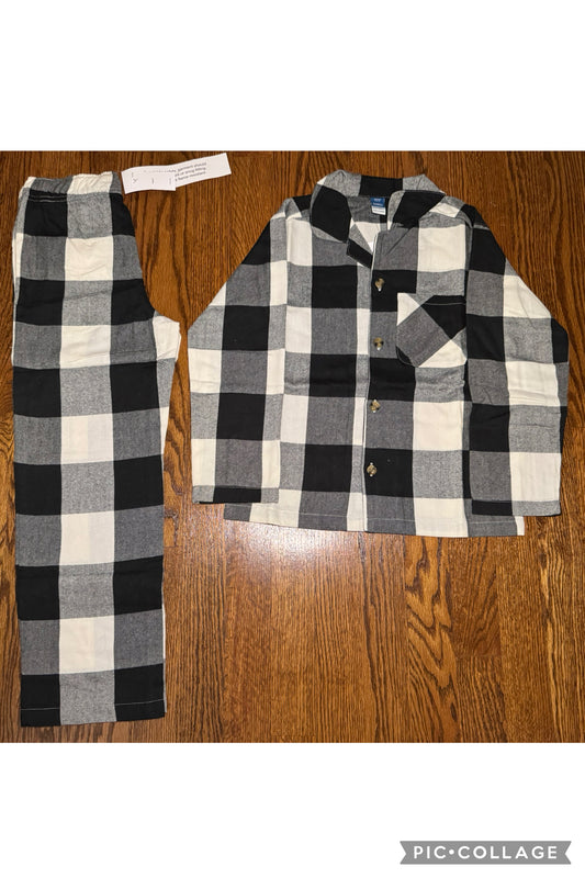 NWT ON flannel pj set Unisex size 6/7 (2 of 2) - size Youth - 6 (S)