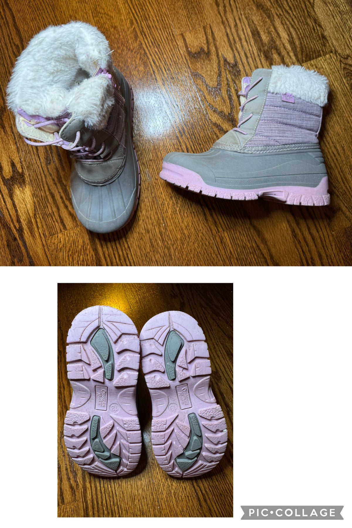 OshKosh warm snow boots - size Shoes - Kids 13