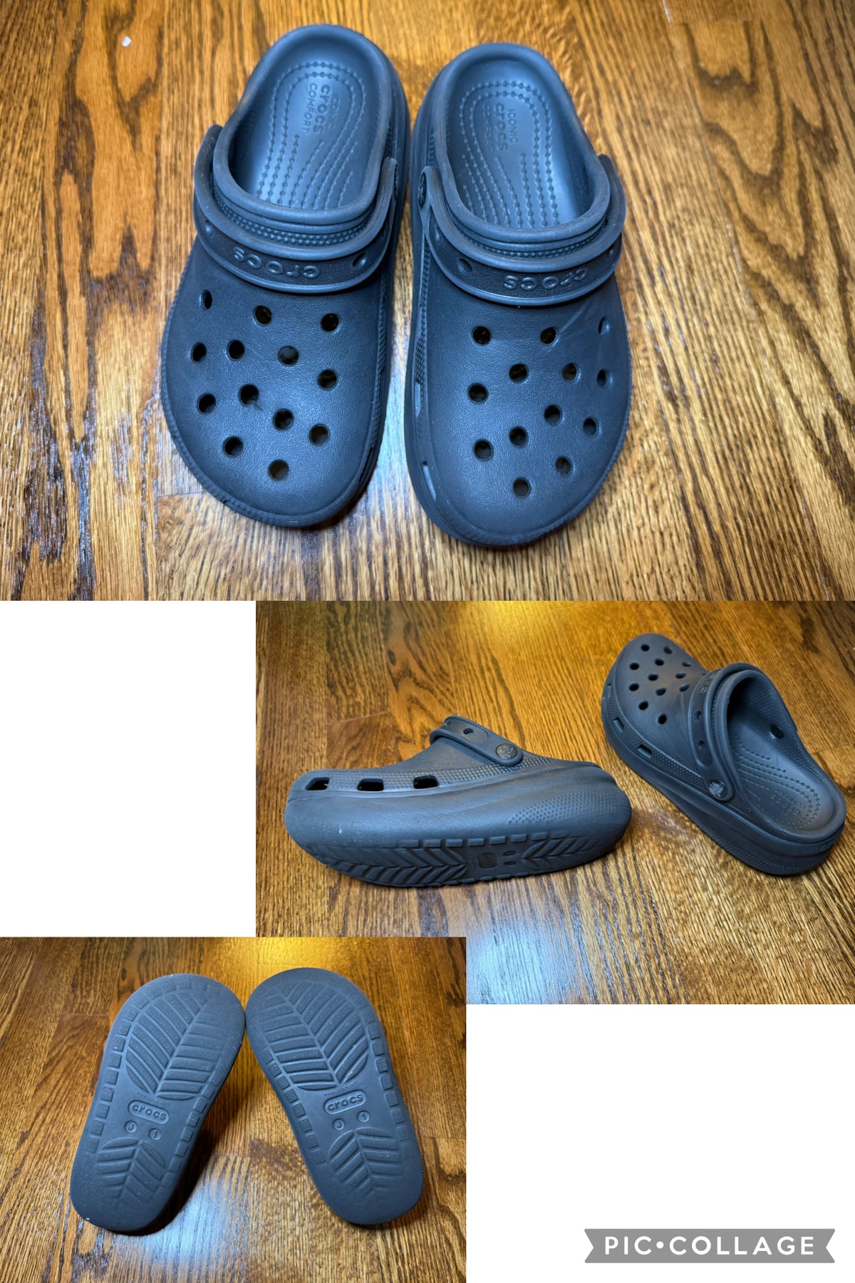 Crocs black platform - size Shoes - Kids 1