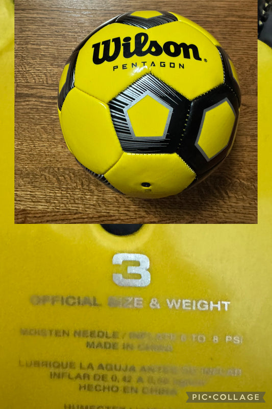 Wilson soccer ball Size 3 EUC