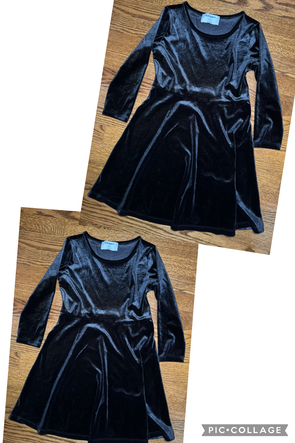 Old Navy velvet dresses EUC - size Youth - 6 (S)