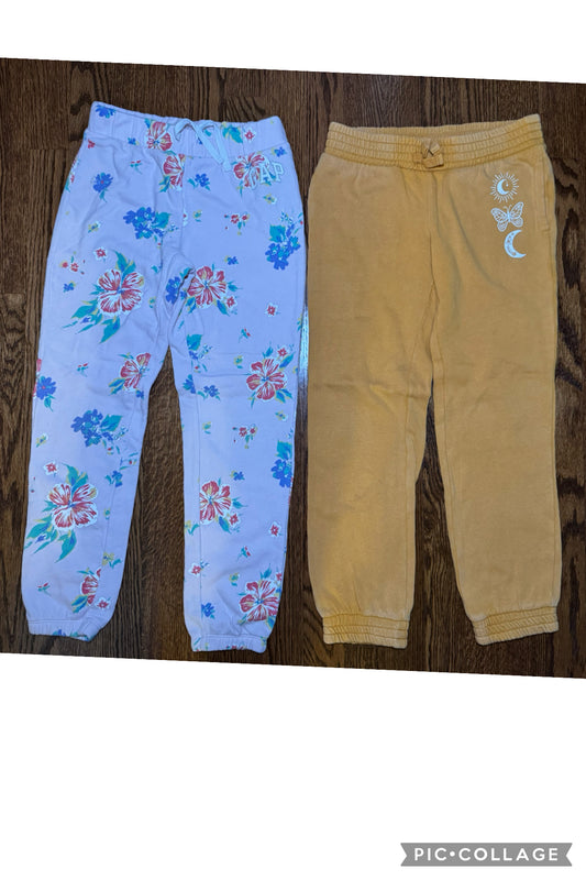 2 pair of sweatpants Gap and Wonder Nation - size Youth - 8 (M)