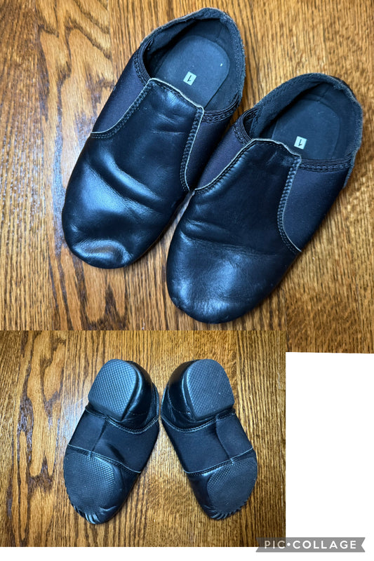 Black jazz shoes - size Shoes - Kids 1