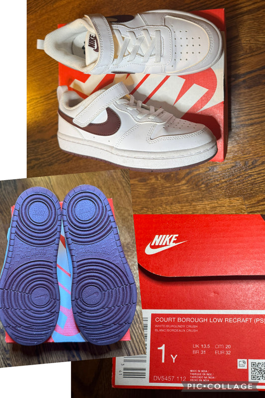 Like New! Nike court borough - size Shoes - Kids 1