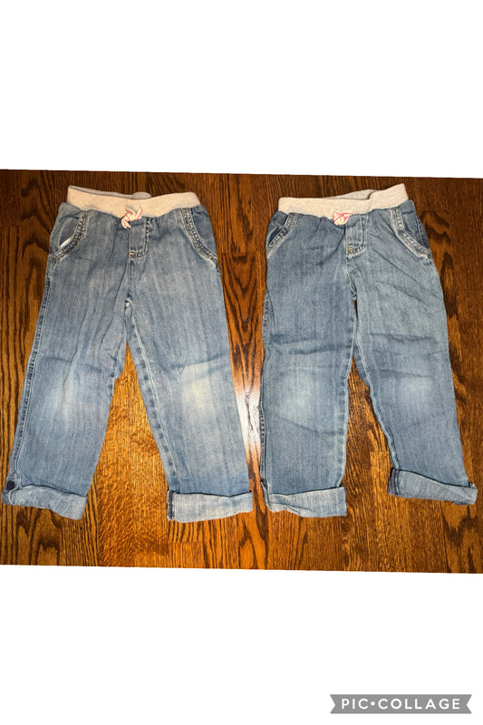 Carters denim capris - size Youth - 6 (S)