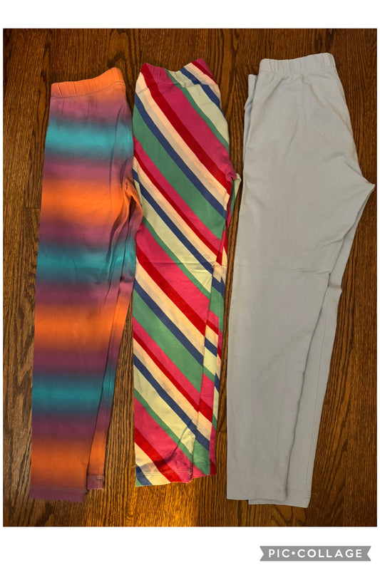3 EUC Lands End leggings - size Youth - 8 (M)