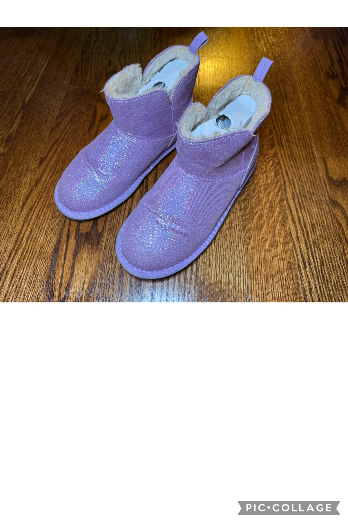 Glitter fuzzy warm boots Harper Canyon - size Shoes - Kids 1