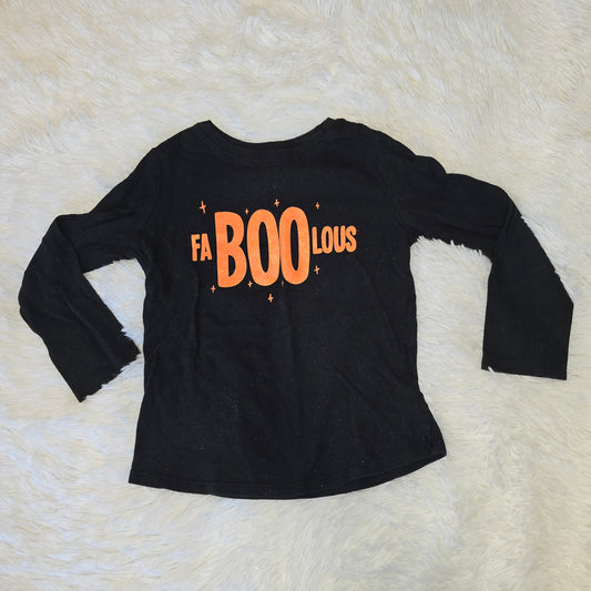faBOOlous LS tee, old navy 4T, GUC - size Toddler - 4T