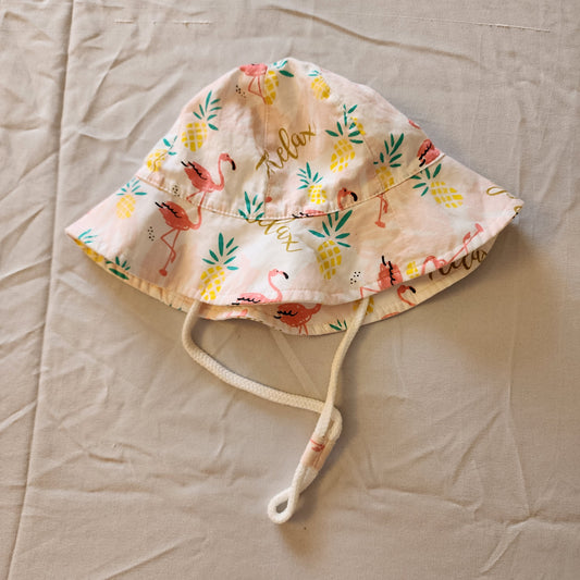 Summer flamingo bucket hat, GUC