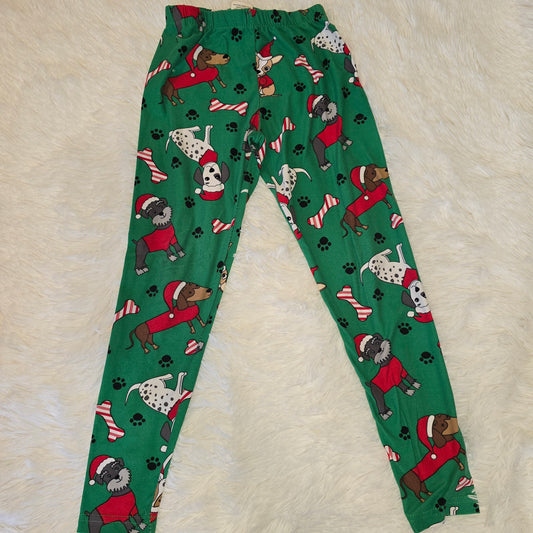 Puppy Christmas Leggings sz small, 4 - size Youth - 4 (XS)