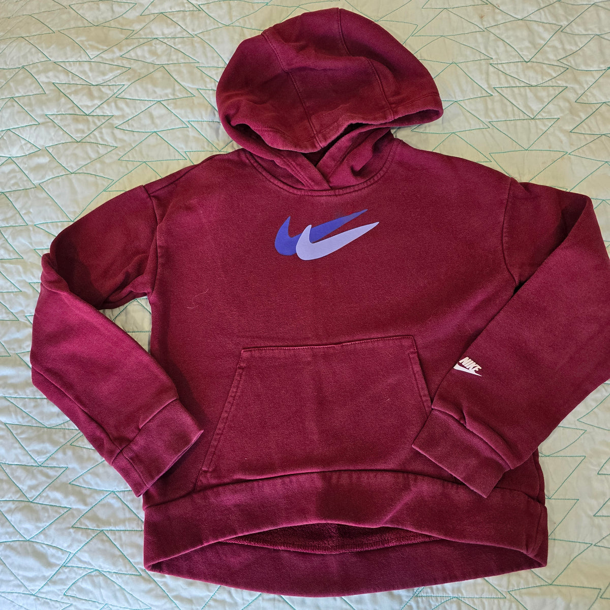 Nike Cropped Hoodie, Med WW - size Youth - 8 (M)