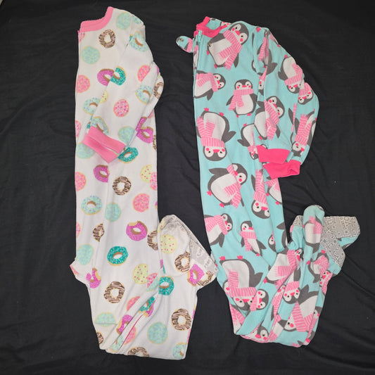 donut/penguin onesie pj 2pcs, Carters, size 4 - size Toddler - 4T