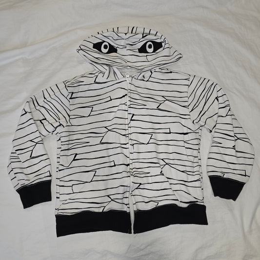 Mummy zip up hoodie, Medium, sz 7/8 - size Youth - 7 (S)