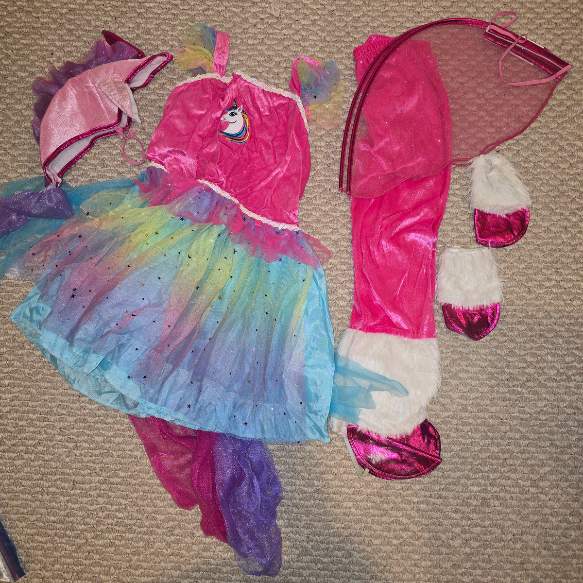 Unicorn Costume (7/8) - size Youth - 7 (S)
