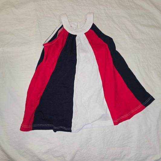 red/white/blue dress, 9-12mo, NEW w/ tag, - size Month - 9-12 / 12M
