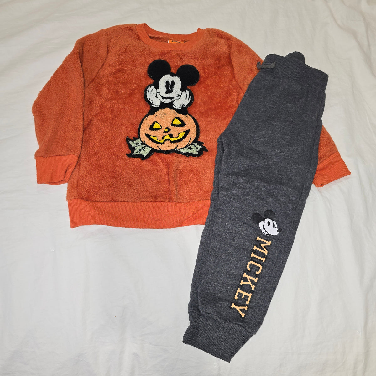 Mickey Halloween Set, 2pcs, GUC - size Toddler - 3T