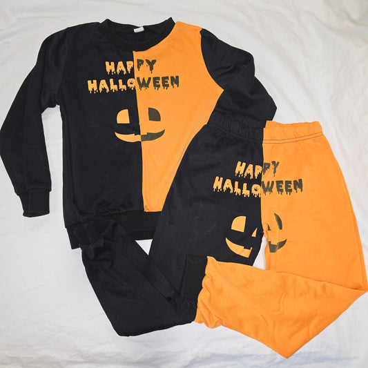 Happy Halloween set, 2pc sz 7 - size Youth - 7 (S)