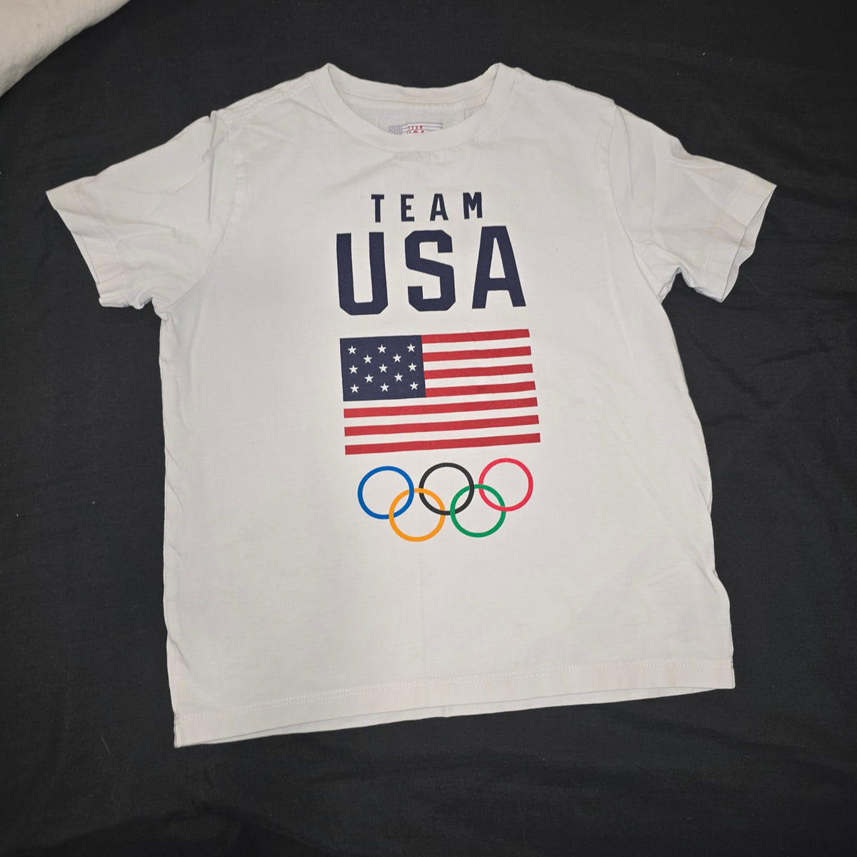 Team USA tee, PLAY for color - size Youth - 6 (S)