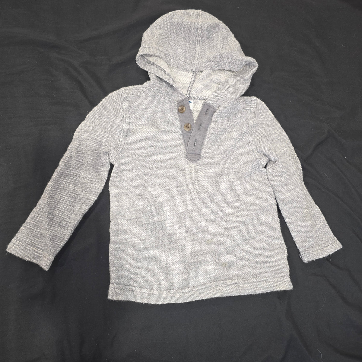 Hooded waffle top, 2T, old navy - size Toddler - 2T