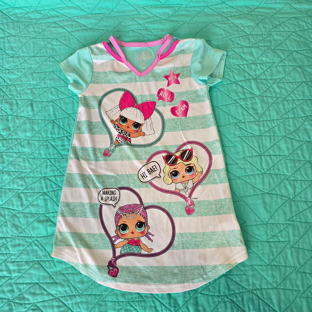 LOL PJ dress, sz 4/5 - size Youth - 4 (XS)