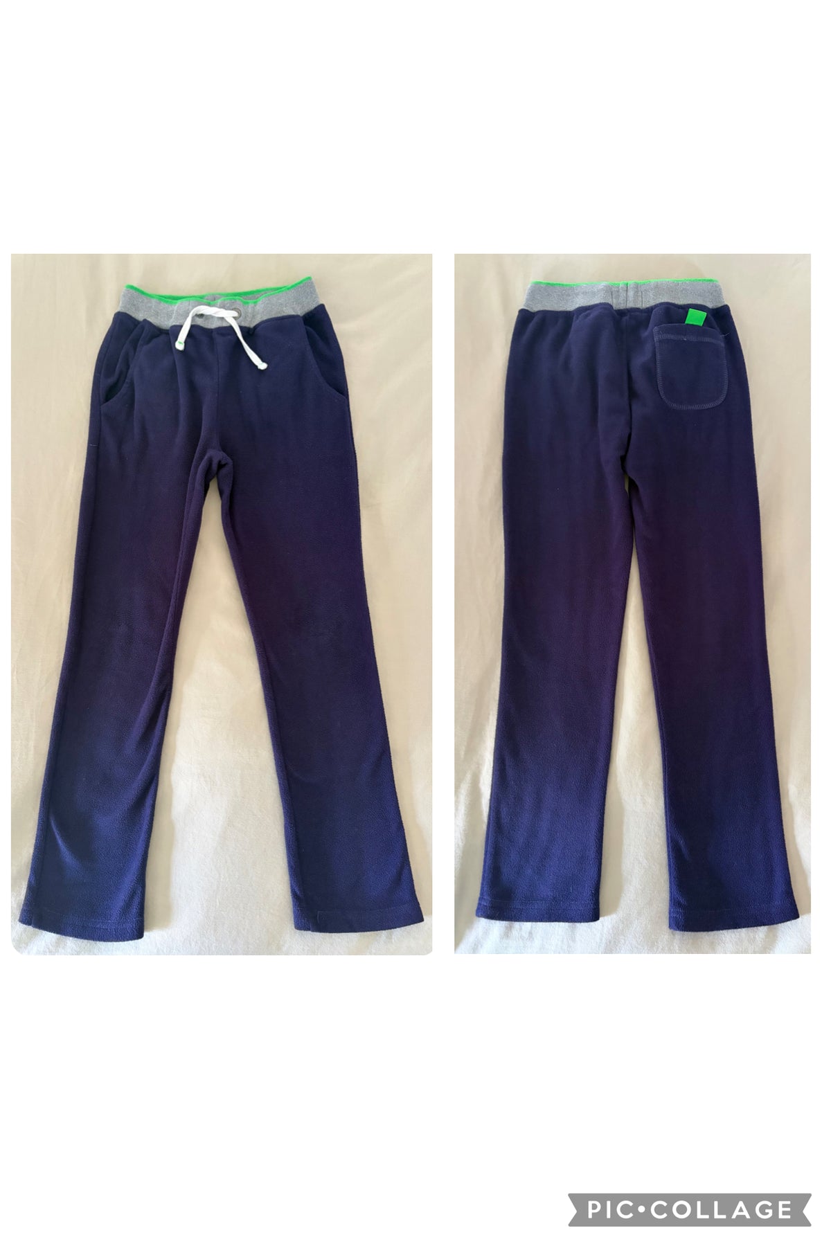 Microfleece navy pants - Super soft -BODEN - VGUC - size Youth - 8 (M)