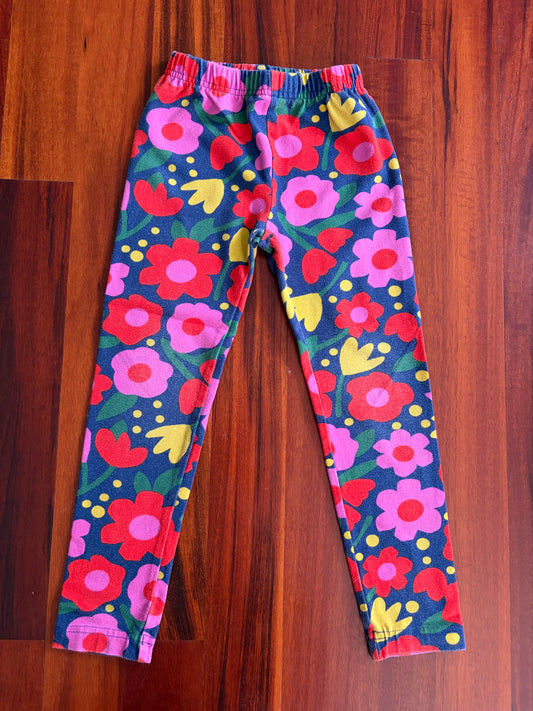Bright floral print leggings-Hanna Andersson - size Toddler - 5T