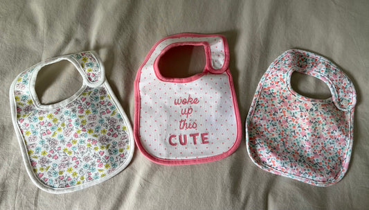 Set of 3 bibs