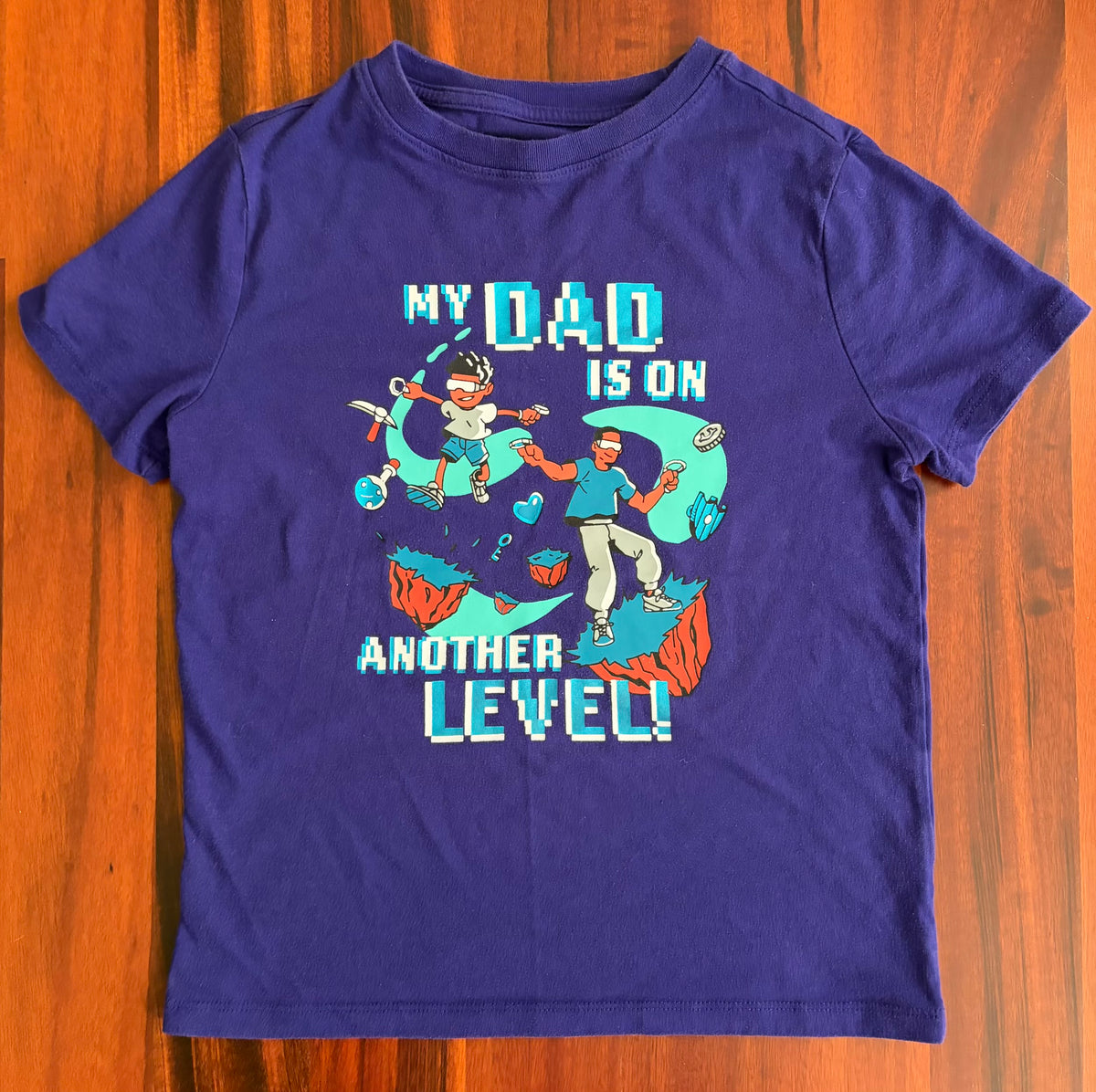 My Dad is on Another Level t-shirt - size Youth - 6 (S)