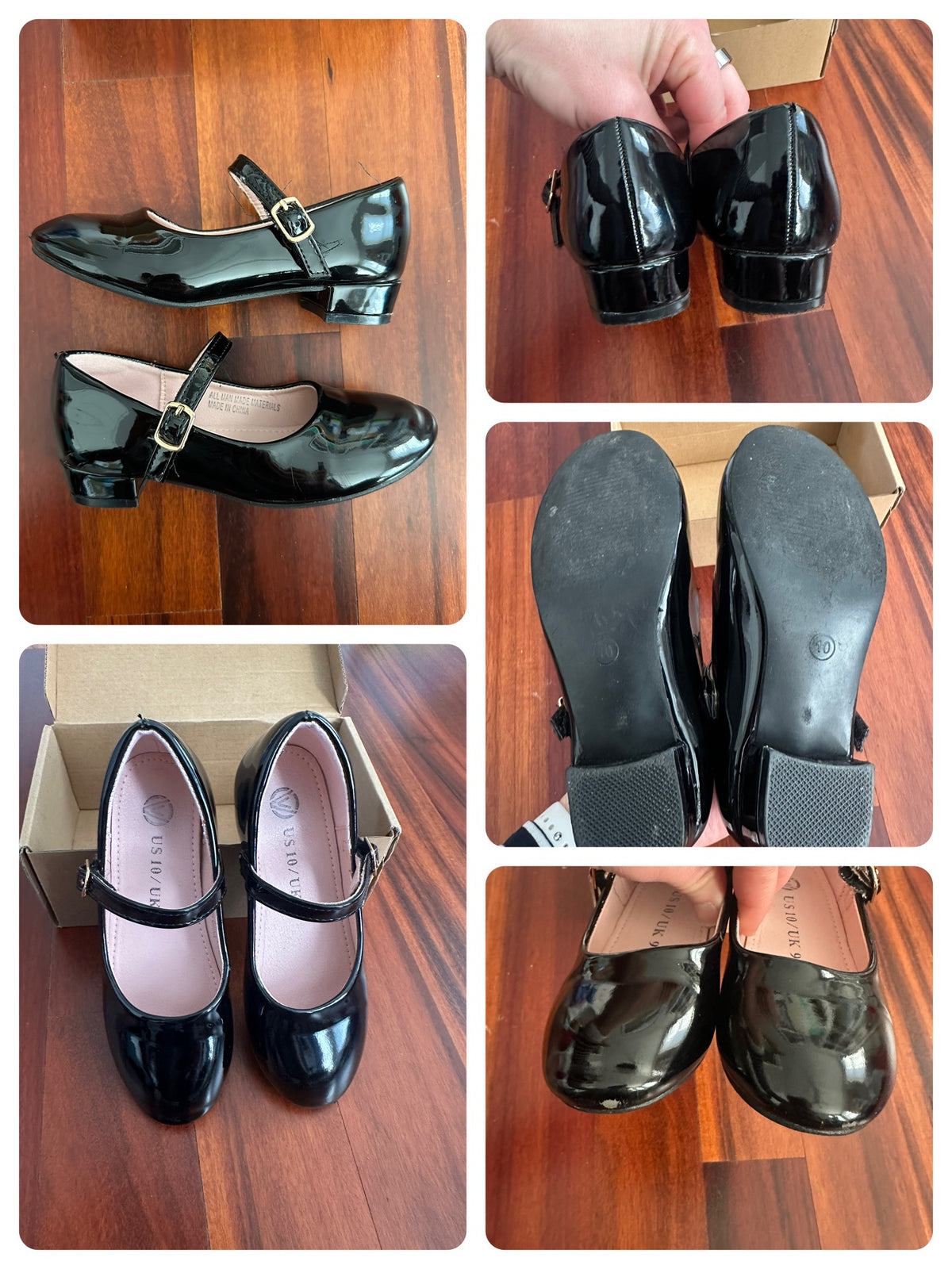 Dressy shiny black shoe - Mary Jane style - VGUC - size Shoes - Toddler 10