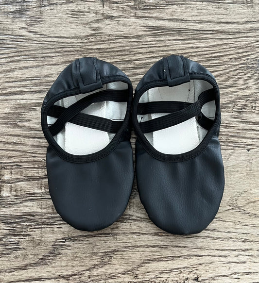 black ballet shoes - worn 2x - size Shoes - Toddler 11