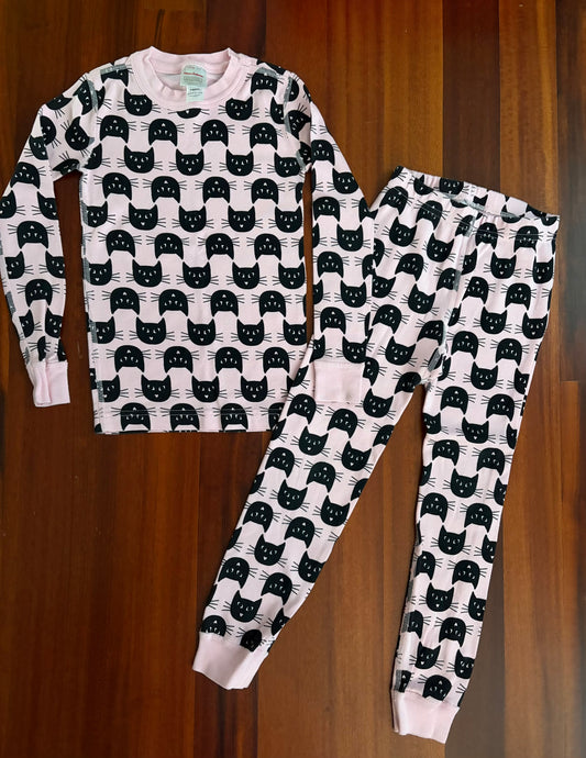*NWOT* pink w black cats Hanna Andersson organic - size Toddler - 5T