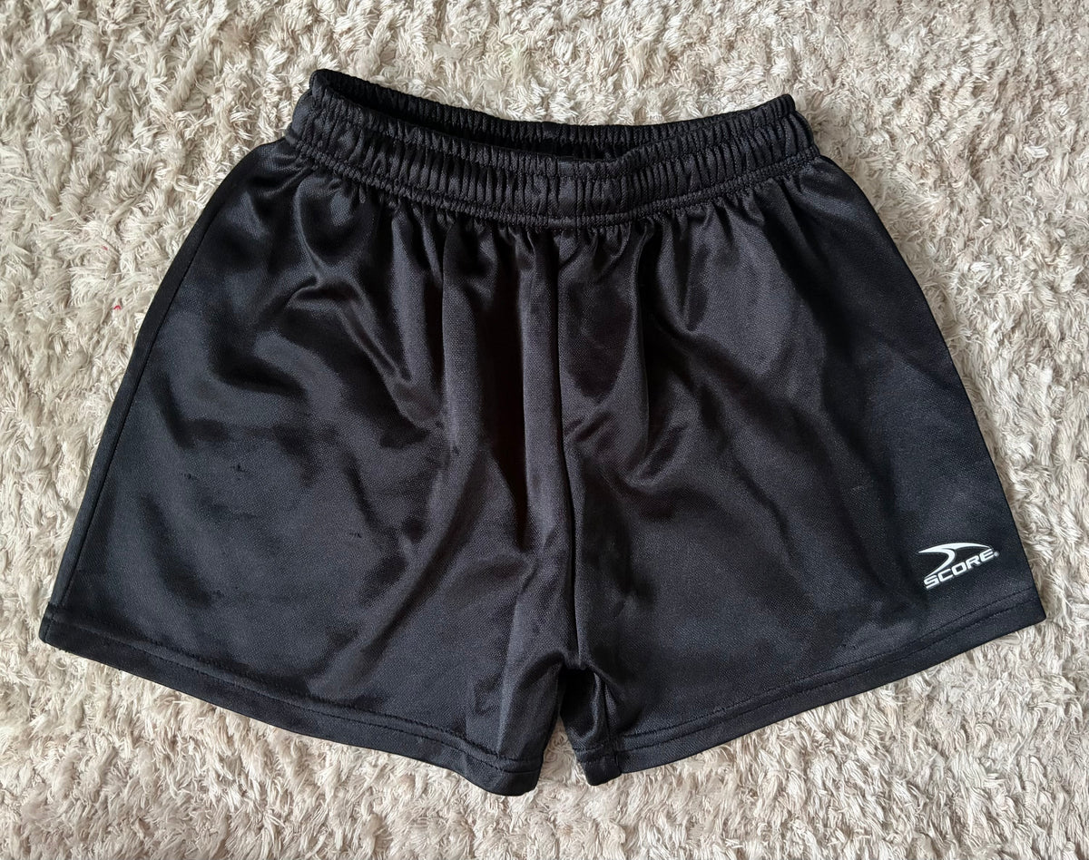 Black sport/soccer shorts (YXS) - size Youth - 5 (XS)