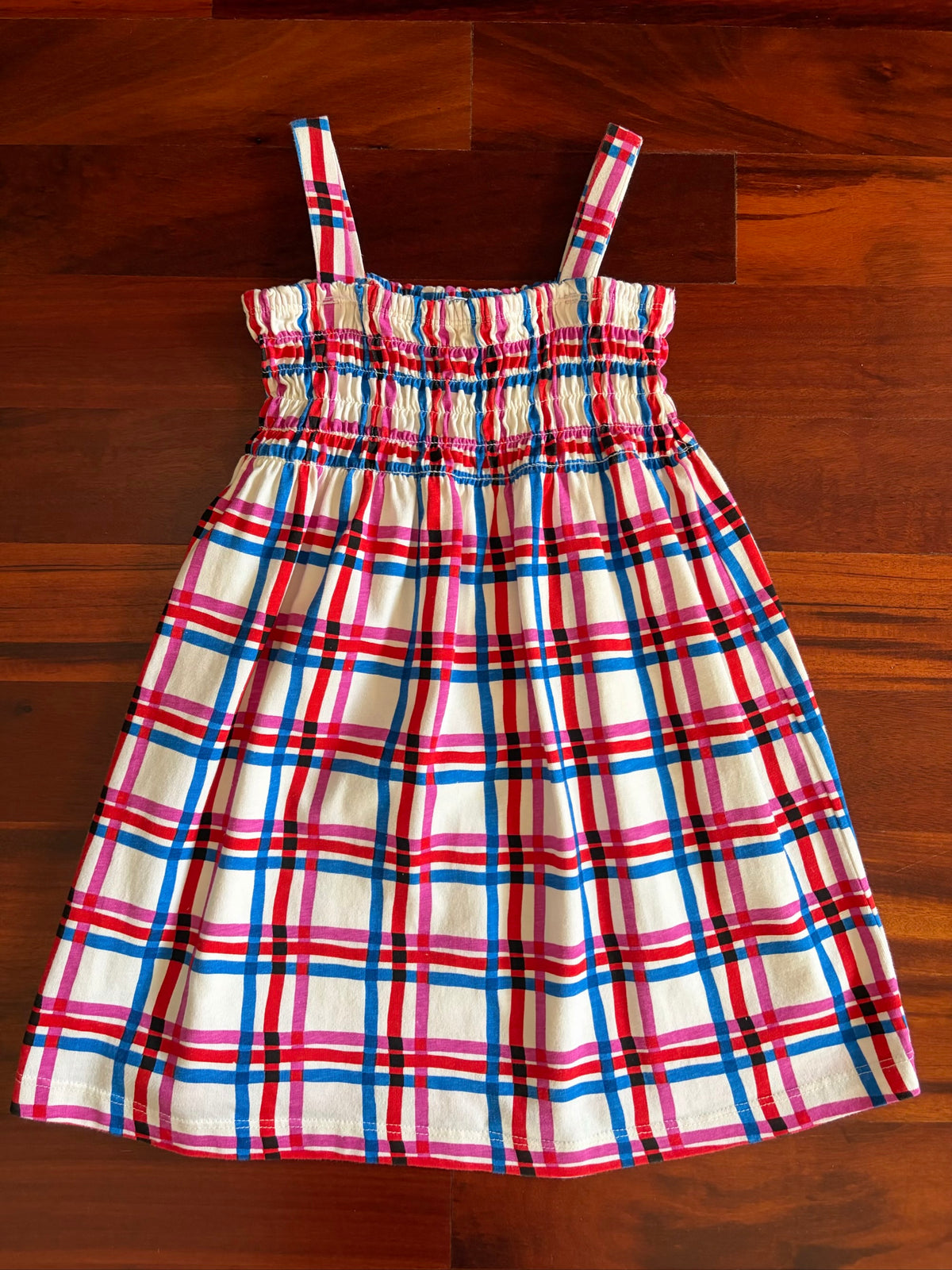 Hanna Andersson summer dress - multi color EUC - size Toddler - 4T