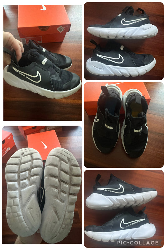 Nike flex plus - slip on - black & white sz 13.5 - size Shoes - Kids 13