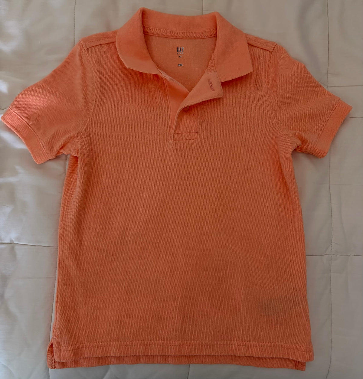 Sherbert orange polo - GapKids - EUC - size Youth - 5 (XS)