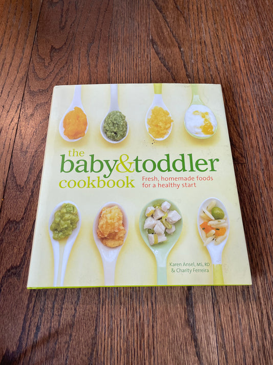 Baby and Toddler Cookbook - size Month - 12-18 / 18M