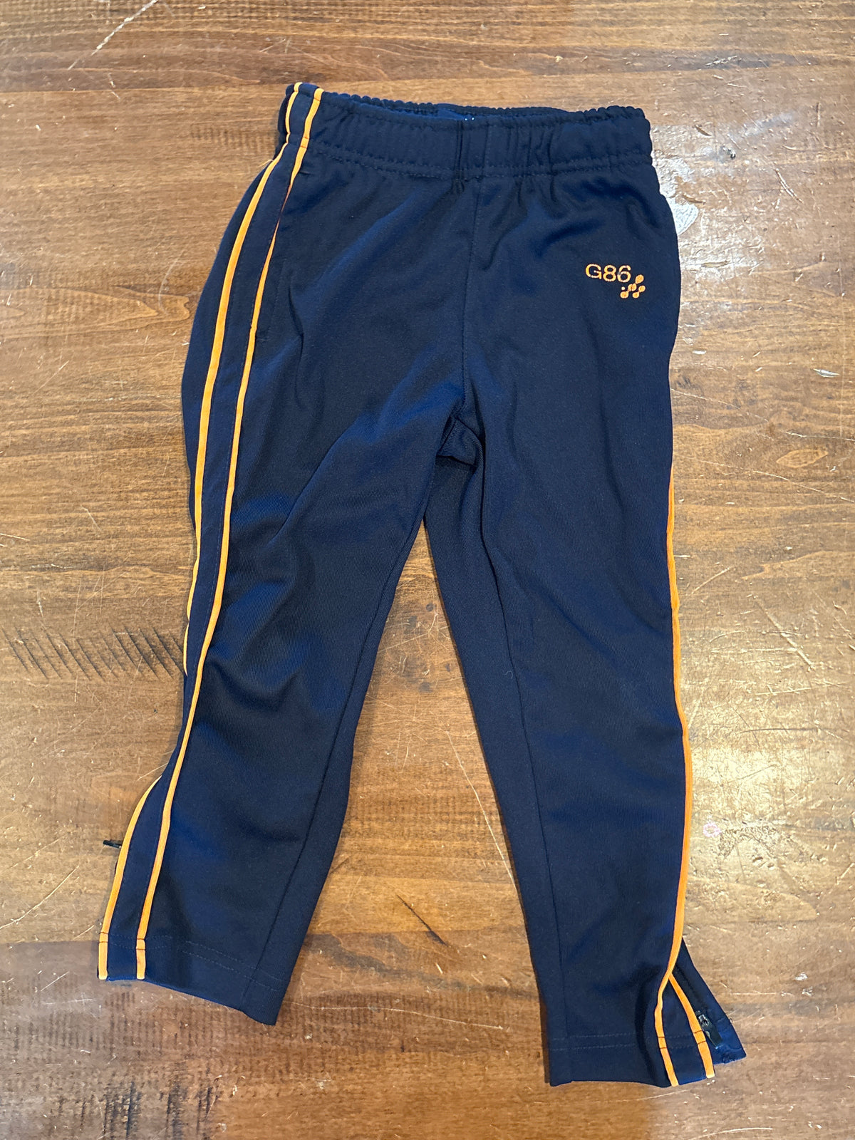 Gap Kids Navy Pants Orange Stripes EUC - size Youth - 4 (XS)