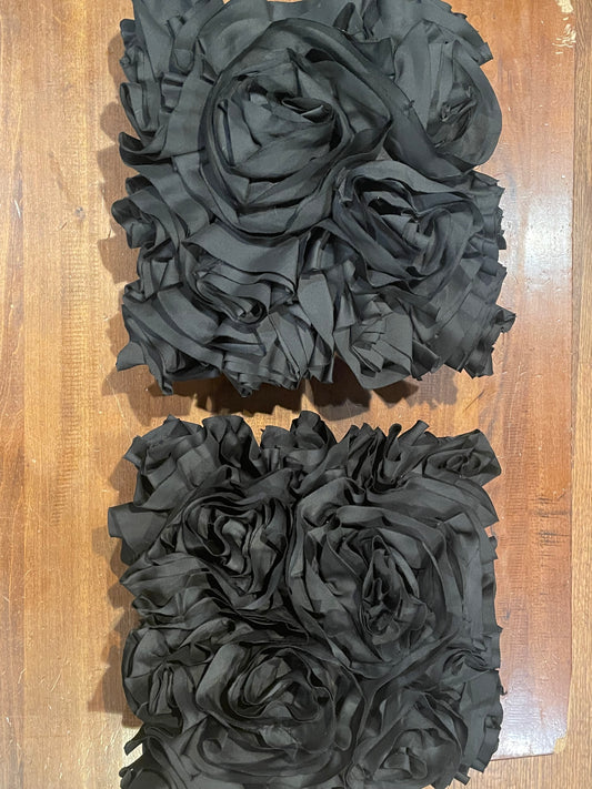 2 Black Throw Pillows