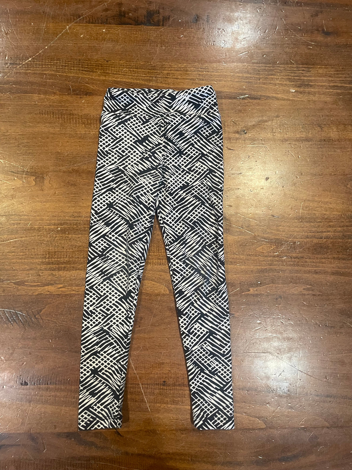 Lularoe Black White Leggings - size Toddler - 3T