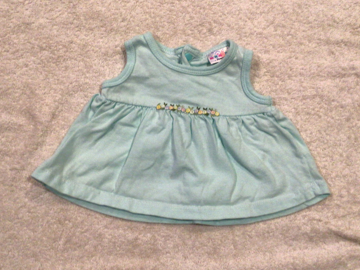 Sleeveless Mint Green PC - size Month - 3-6 / 6M