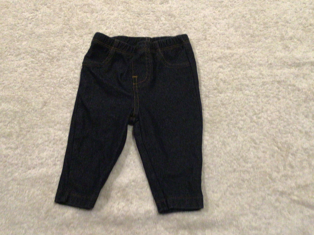 Carter's Stretch Denim Pants EUC - size Month - 0-3 / 3M