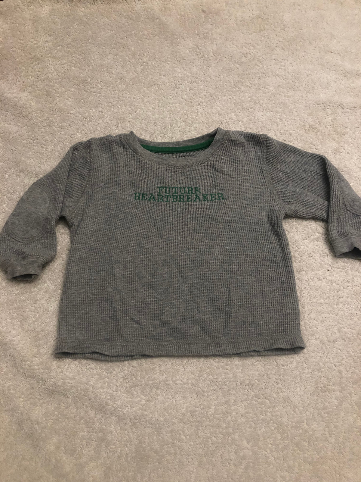 Baby Gap L/S Stretched Out PC Gray - size Month - 18-24 / 24M