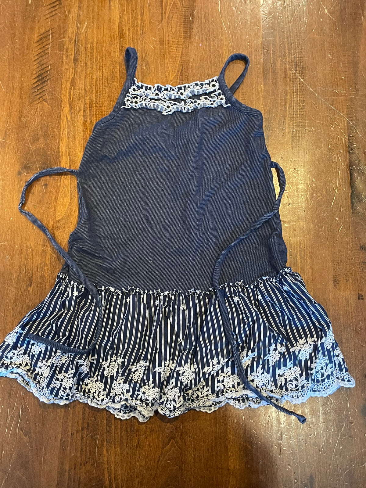 Blue Denim Tank Dress - size Youth - 4 (XS)