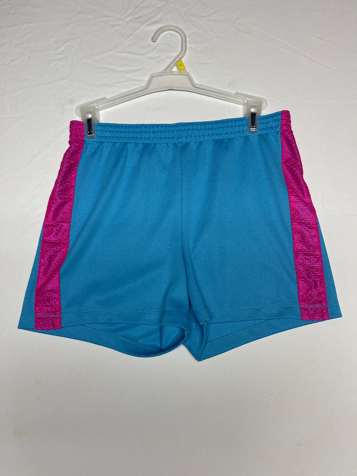 Faded glory blue/pink shorts - size Youth - 14 (XL)