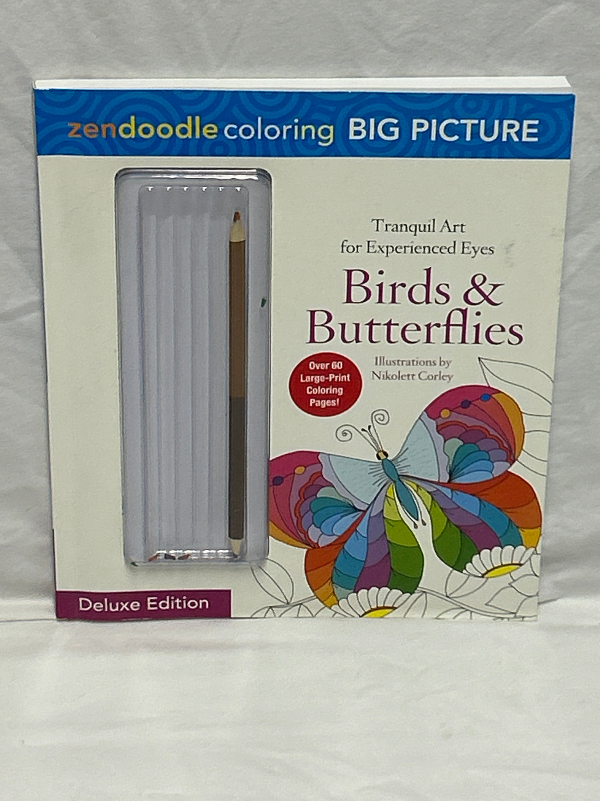 Birds and Butterflies adult coloring book