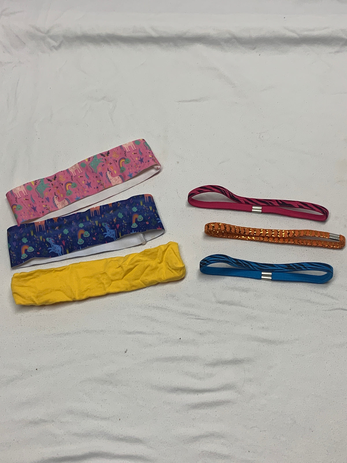 6 elastic headbands