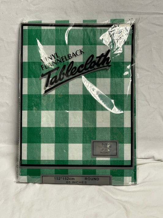 vinyl flannelback brand new tablecloth