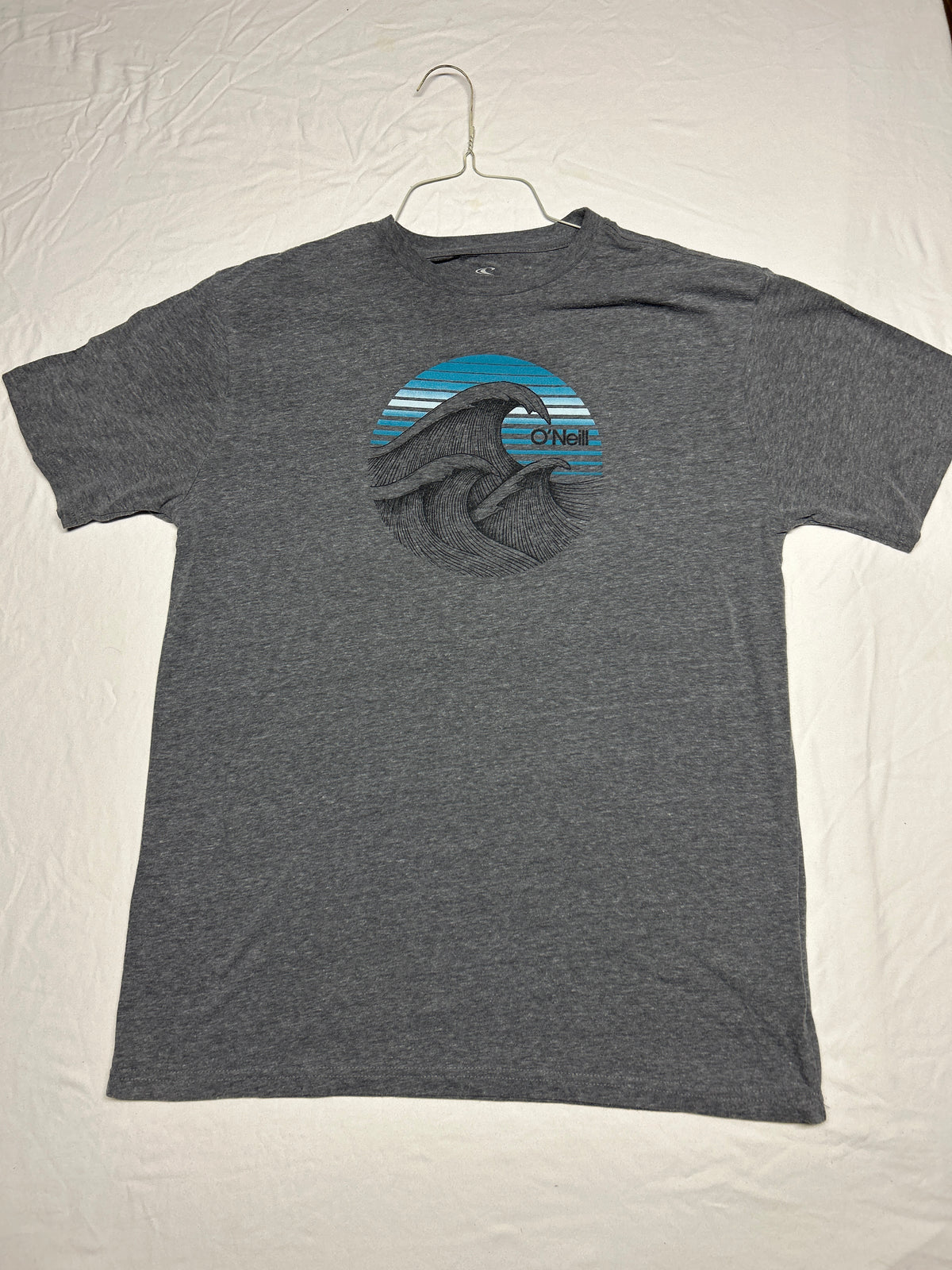 O'Neill grey ss tshirt - size Teen/Men - M (32-34)