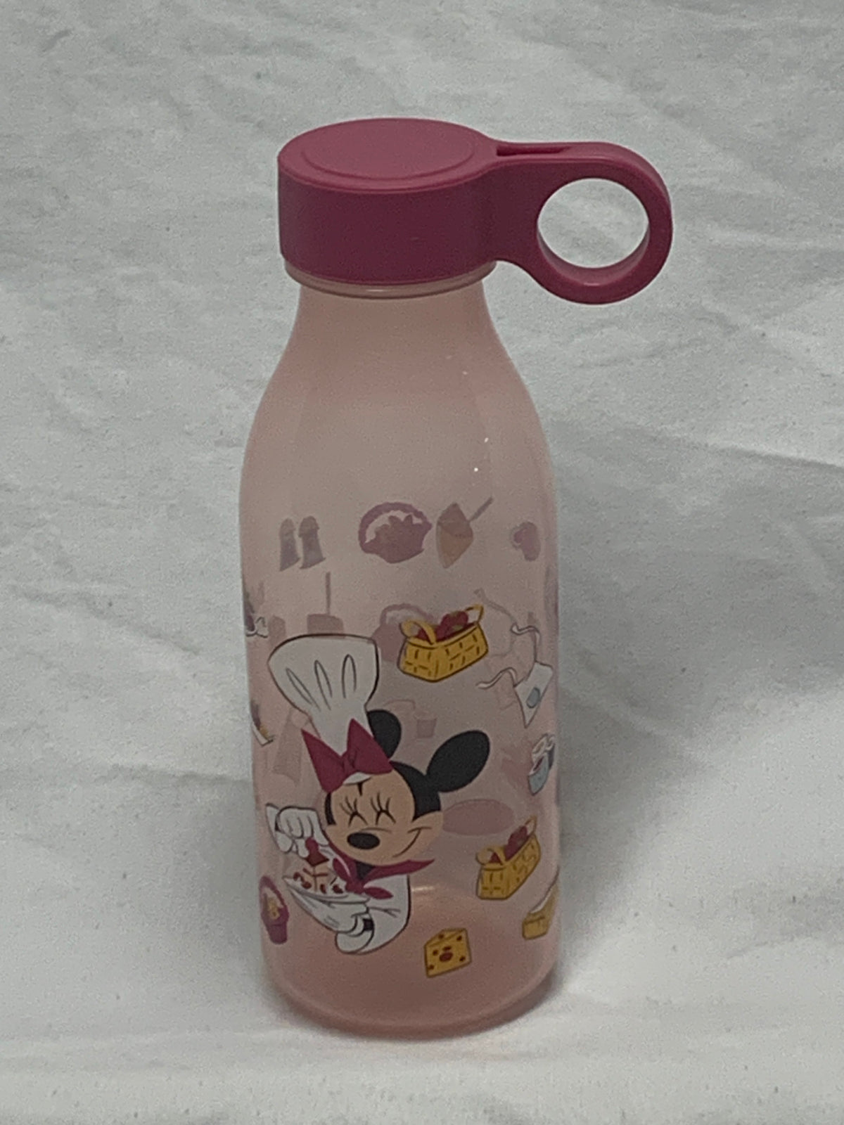 Disney Parks pink chef Minnie water bottle