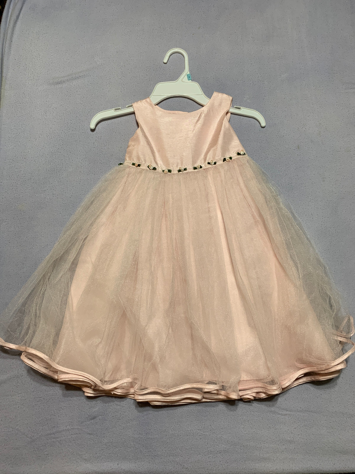Perfectly Dressed pink dress w/tulle - size Toddler - 2T